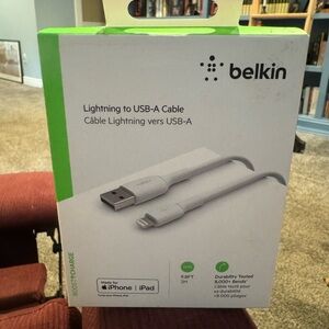 Belkin Lightning to USB-A Cable 9.8ft/3m